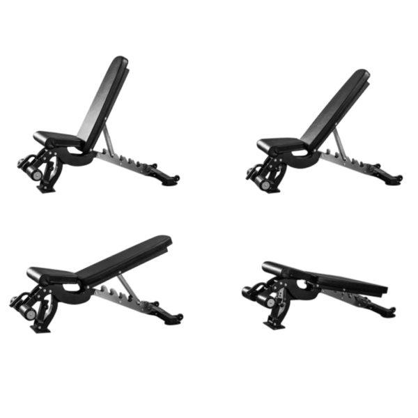 Banca ajustabila ZOCO BODY FIT YLY005-1, Multifunctionala, Robusta, pentru piept, spate, umeri, brate si abdomen, Negru