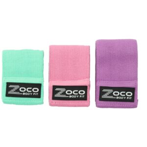 Set benzi elastice ZOCO BODY FIT ZLD009, pentru fitness, Multicolor