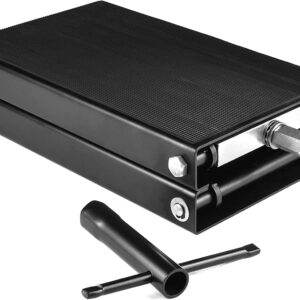 Stander, Cric Central Zoco Moto Mid-Lift M, Greutate maxima 500 kg, manivela inclusa, pentru Harley si Chopper, Negru - imagine 4