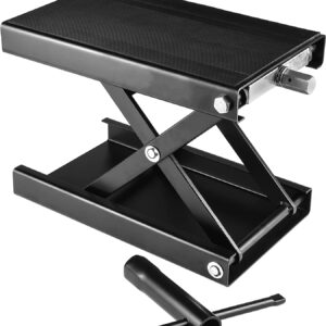 Stander, Cric Central Zoco Moto Mid-Lift M, Greutate maxima 500 kg, manivela inclusa, pentru Harley si Chopper, Negru - imagine 6